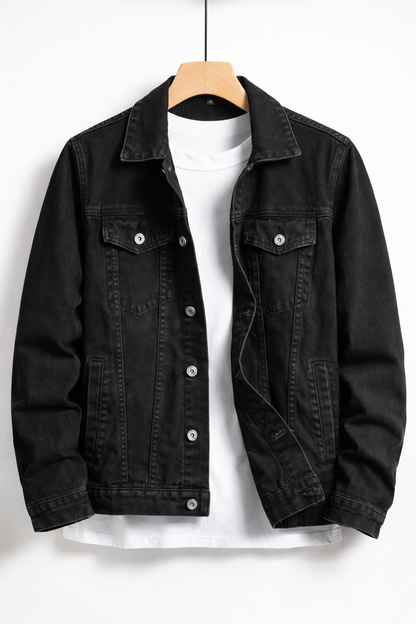 Dalton | Men's Jacket - Classic Fit Denim with Structured Collar 0