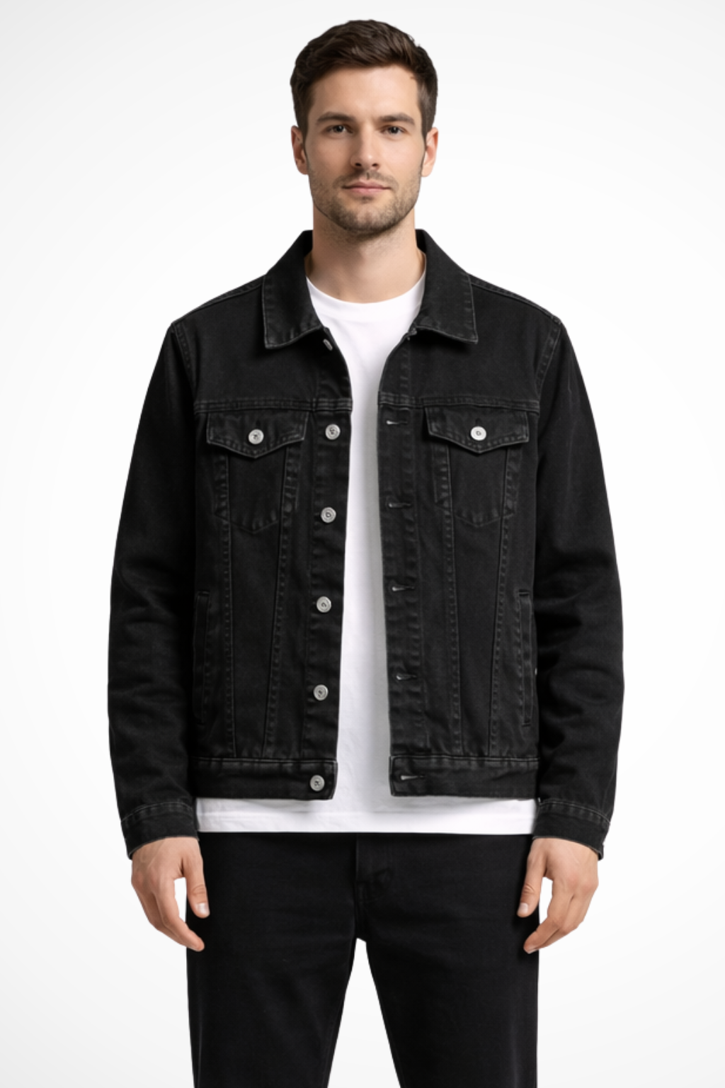 Dalton | Men's Jacket - Classic Fit Denim with Structured Collar 1