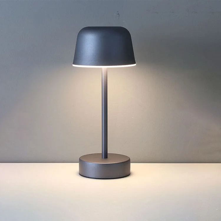 Rechargeable Table Lamp, Iron, 12 x 28 cm | 5 Colours, Cordless Design | Dimmable, 3 Light Modes, 10-16h Battery 10