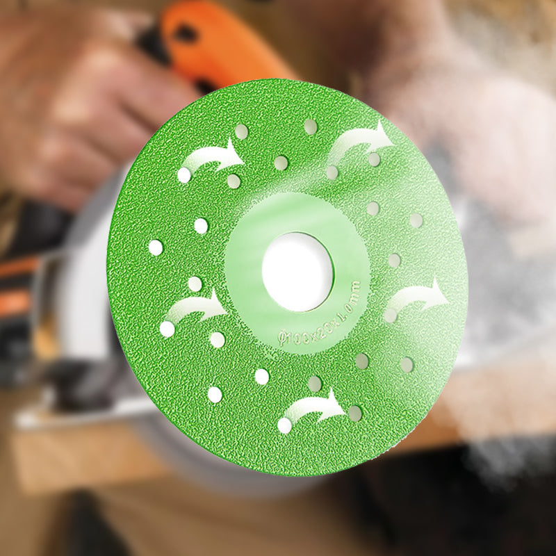 Diamond Cutting Disc Forged Steel | Heat-Vented Grinding Wheel for Ceramic Marble Glass | Chip-Resistant Precision Cuts