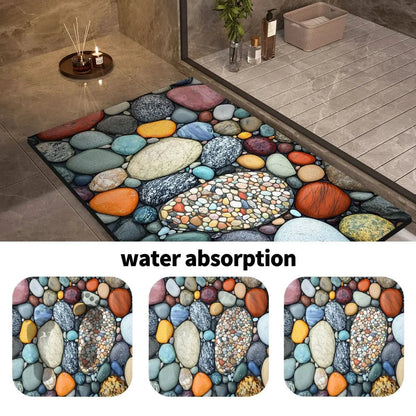 Diatomaceous Earth Bath Mat – Modern and Minimalist, Non-Slip and Quick-Drying for the Bathroom or Kitchen 3