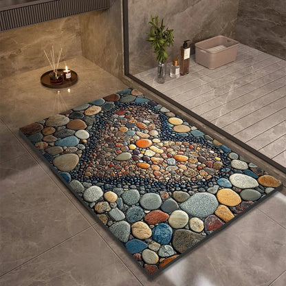 Diatomaceous Earth Bath Mat – Modern and Minimalist, Non-Slip and Quick-Drying for the Bathroom or Kitchen 7