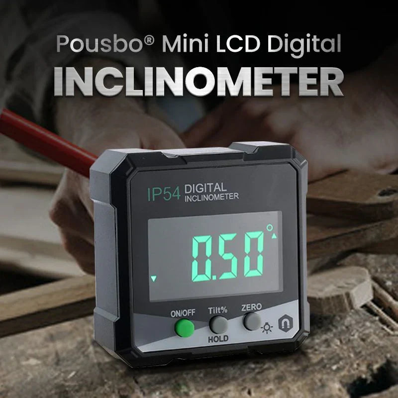 Digital Laser Tilt Level | ±0.2° Accuracy, 360° Magnetic Base | Backlit LCD Display, USB-C Rechargeable Tool Kit