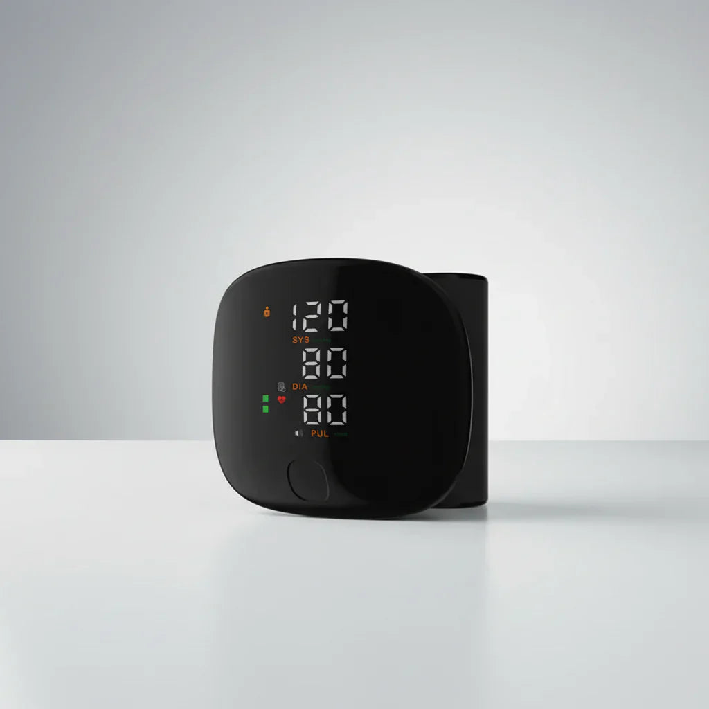 Digital Wrist Blood Pressure Monitor | Memory Function Health Tracker