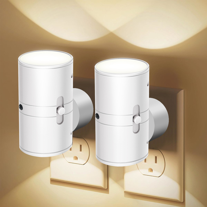 Dimmable LED Night Light | GlowEase Plug-In Adjustable Lamp