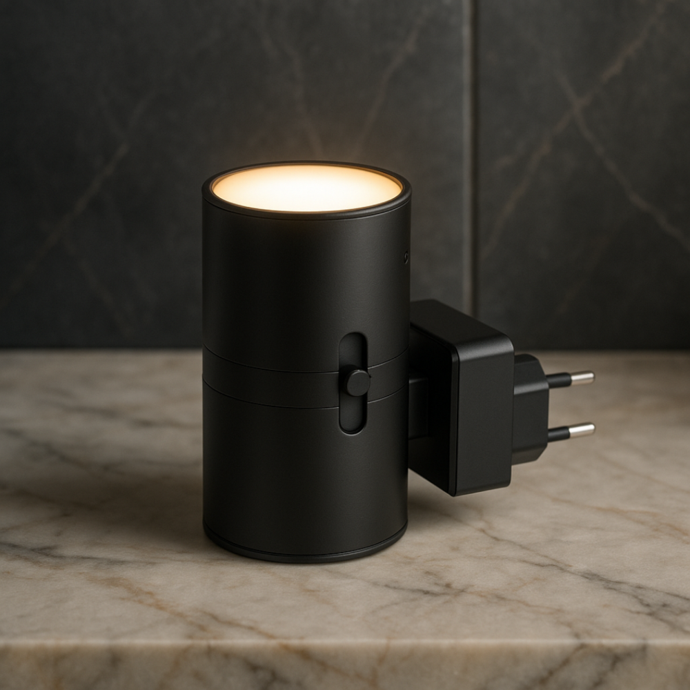 Dimmable LED Night Light | GlowEase Plug-In Adjustable Lamp