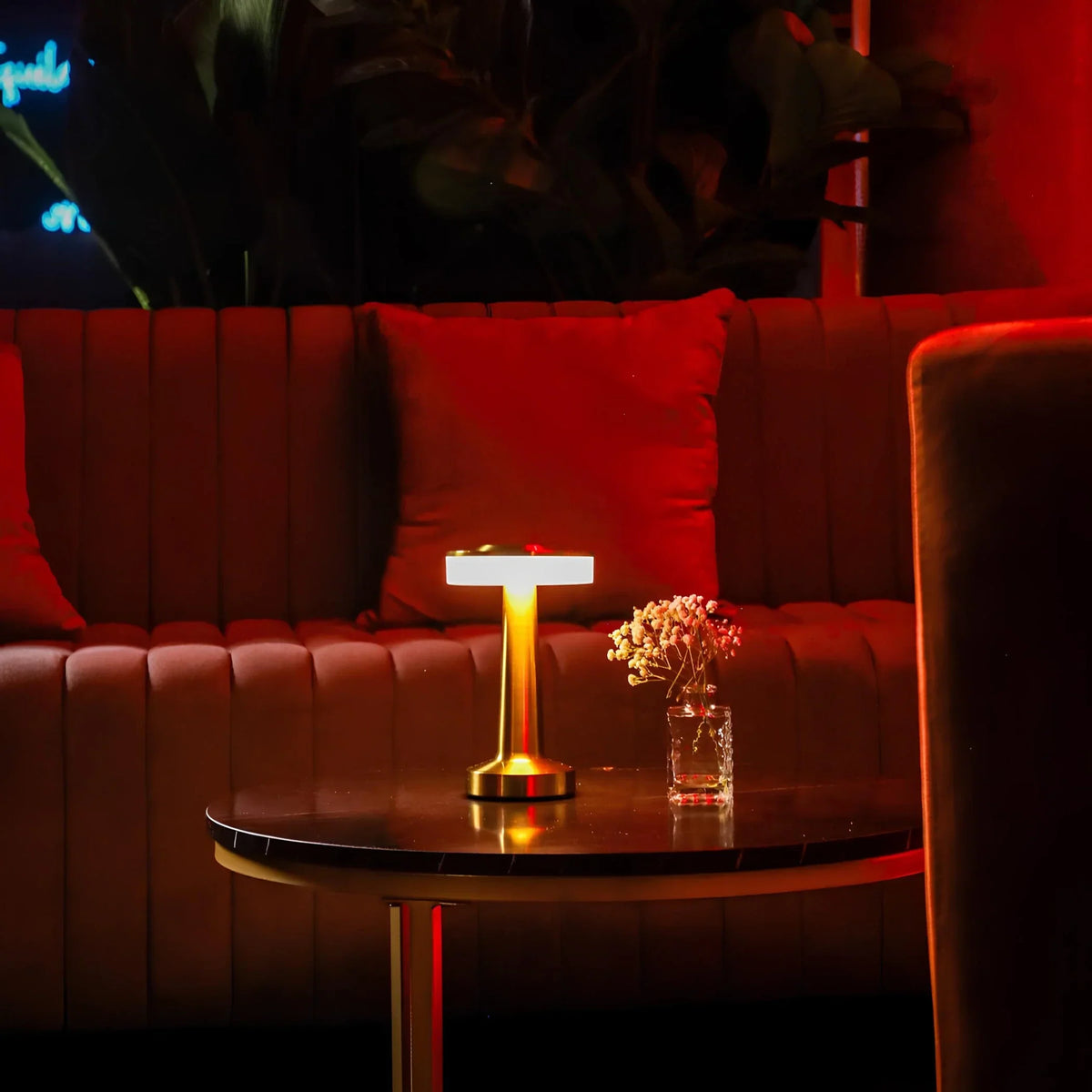 Dimmable Table Lamp Portable Cordless | Gold, Rose Gold, Silver, Black | USB-C Rechargeable LED, 8-12h Battery