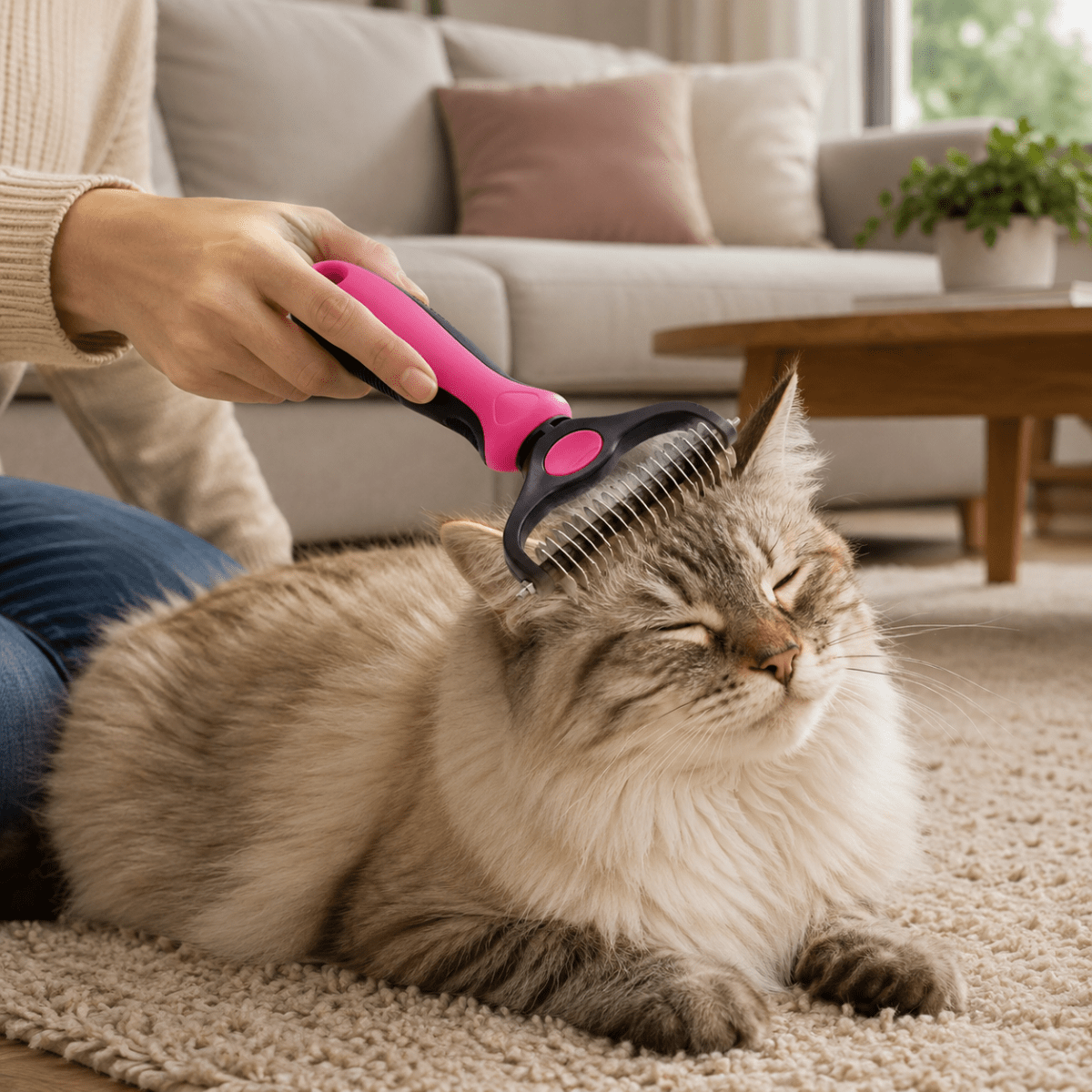 Dog And Cat Brush | Double-Sided Dematting Rake