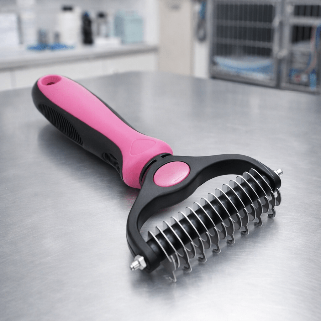 Dog And Cat Brush | Double-Sided Dematting Rake