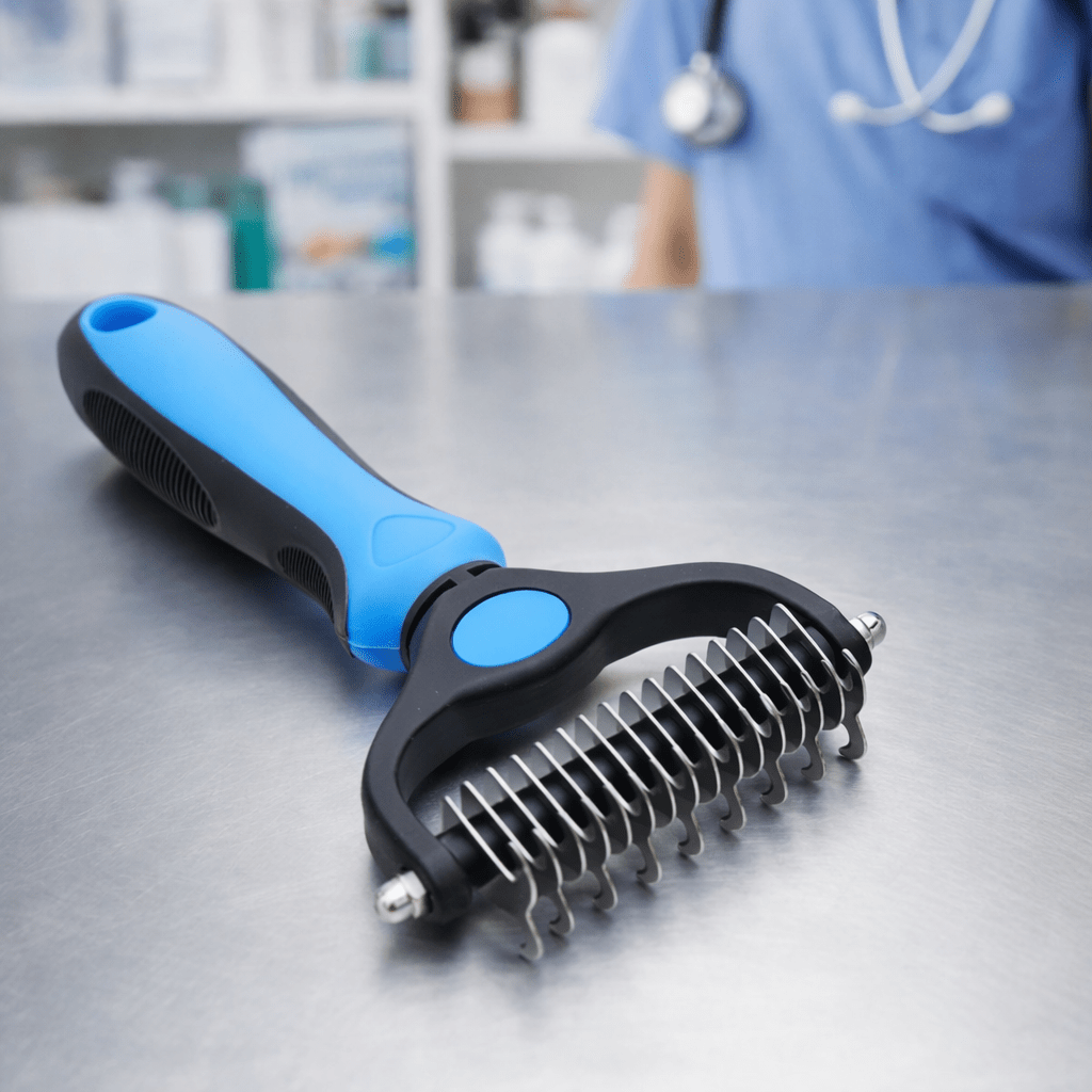 Dog And Cat Brush | Double-Sided Dematting Rake