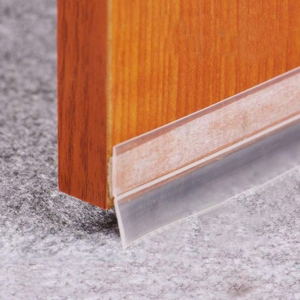 Door Seal Strip Silicone | Self-Adhesive Draught Excluder | Blocks Insects and Cold Drafts from Doors, Windows and Sliding Panels