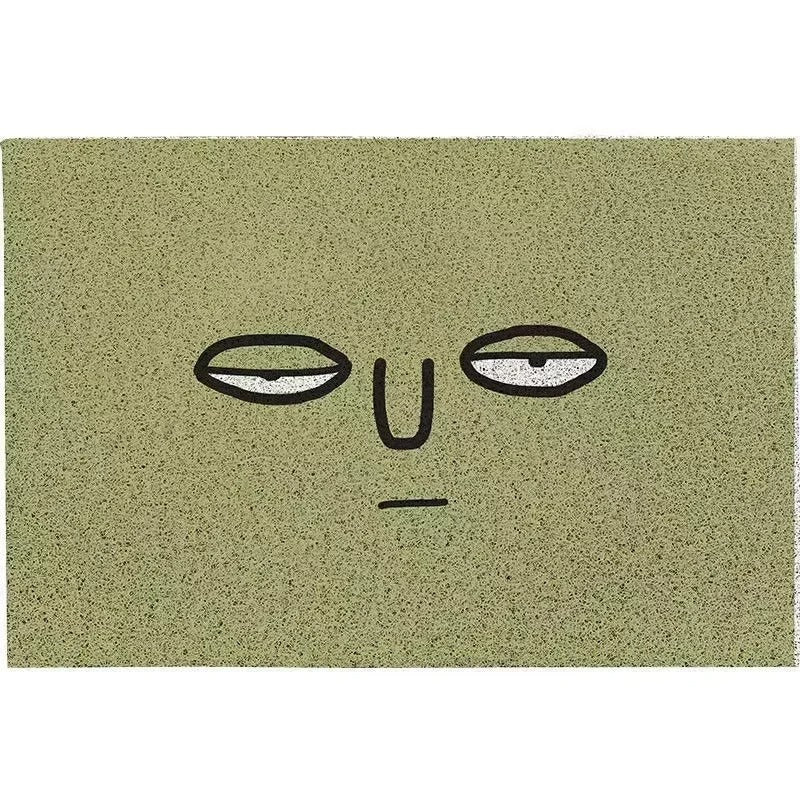 Doormat Polyester Rubber Backed Emoji Design, Fun, Durable Welcome Mat 10