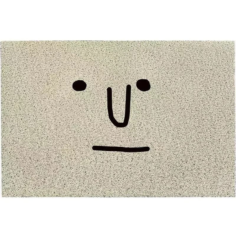 Doormat Polyester Rubber Backed Emoji Design, Fun, Durable Welcome Mat 11