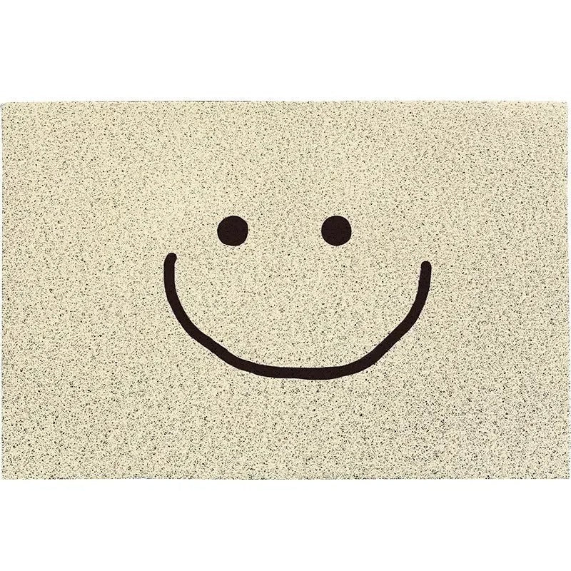 Doormat Polyester Rubber Backed Emoji Design, Fun, Durable Welcome Mat 12