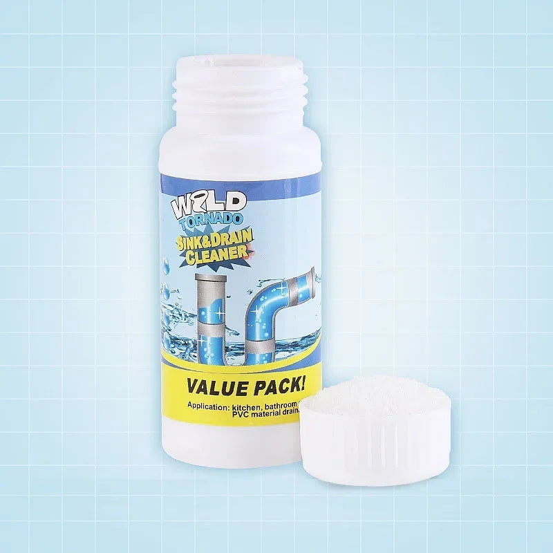 Drain Cleaner 110g | Fast-Acting Foaming Formula | Clears Clogs in Sinks, Showers & Toilets Without Scrubbing or Tools