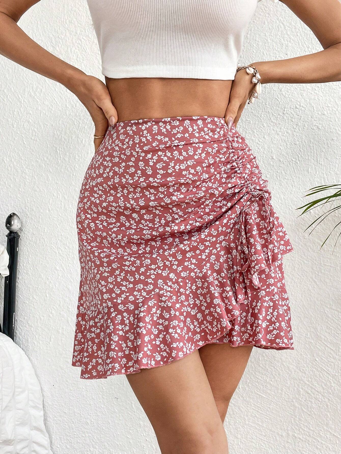 Dreamara | Women's Maxi Skirt – Lightweight Floral Design with Adjustable Waist 1