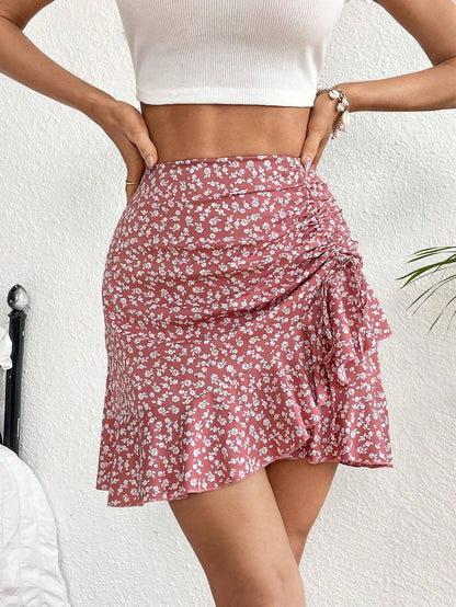 Dreamara | Women's Maxi Skirt – Lightweight Floral Design with Adjustable Waist 1