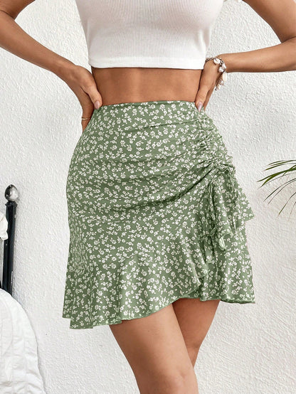 Dreamara | Women's Maxi Skirt – Lightweight Floral Design with Adjustable Waist 8