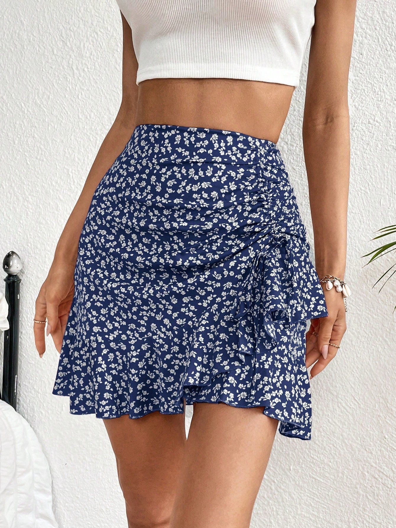 Dreamara | Women's Maxi Skirt – Lightweight Floral Design with Adjustable Waist 9