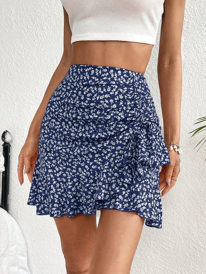 Dreamara | Women's Maxi Skirt – Lightweight Floral Design with Adjustable Waist 9