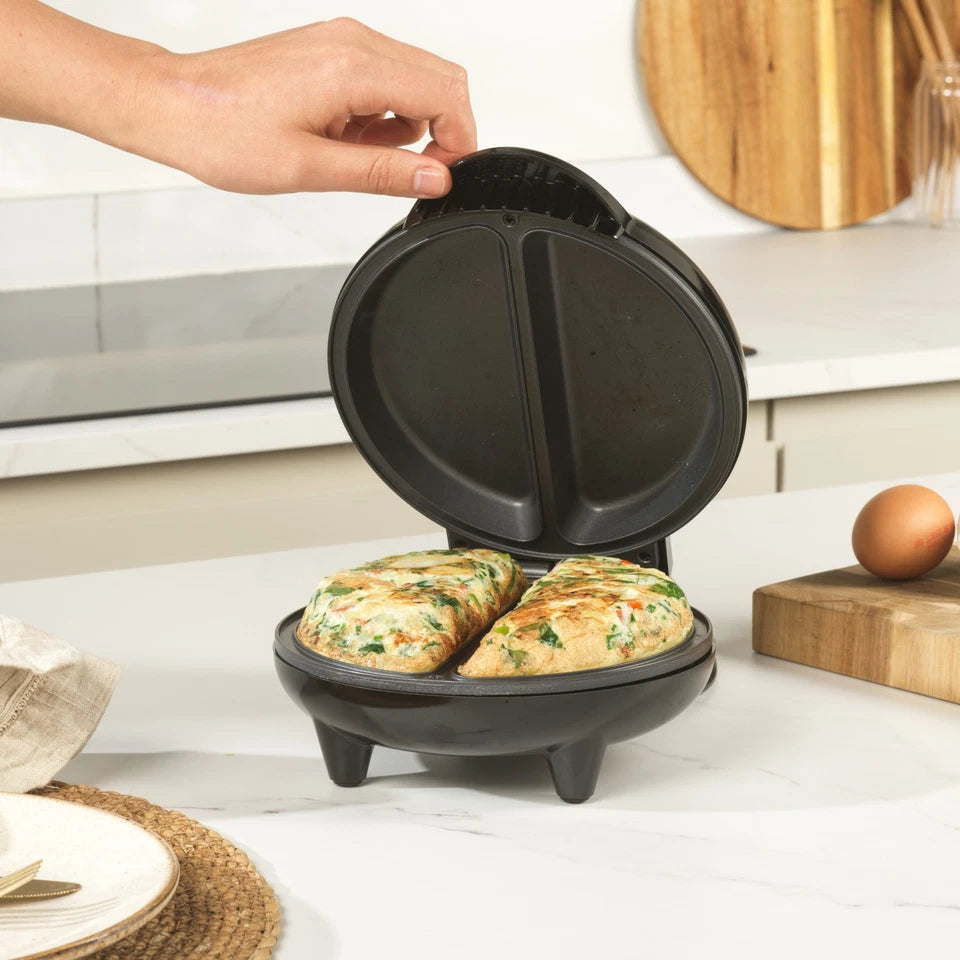 Dual Omelette Maker | Non-Stick 750W Double Egg Cooker