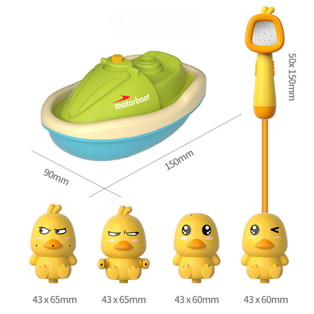 Duck Bath Fountain Toy | Spinning Water Spray Fountain | Non-Toxic Build for Splash Play and Water Confidence at Bath Time