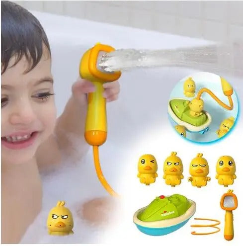 Duck Bath Fountain Toy | Spinning Water Spray Fountain | Non-Toxic Build for Splash Play and Water Confidence at Bath Time