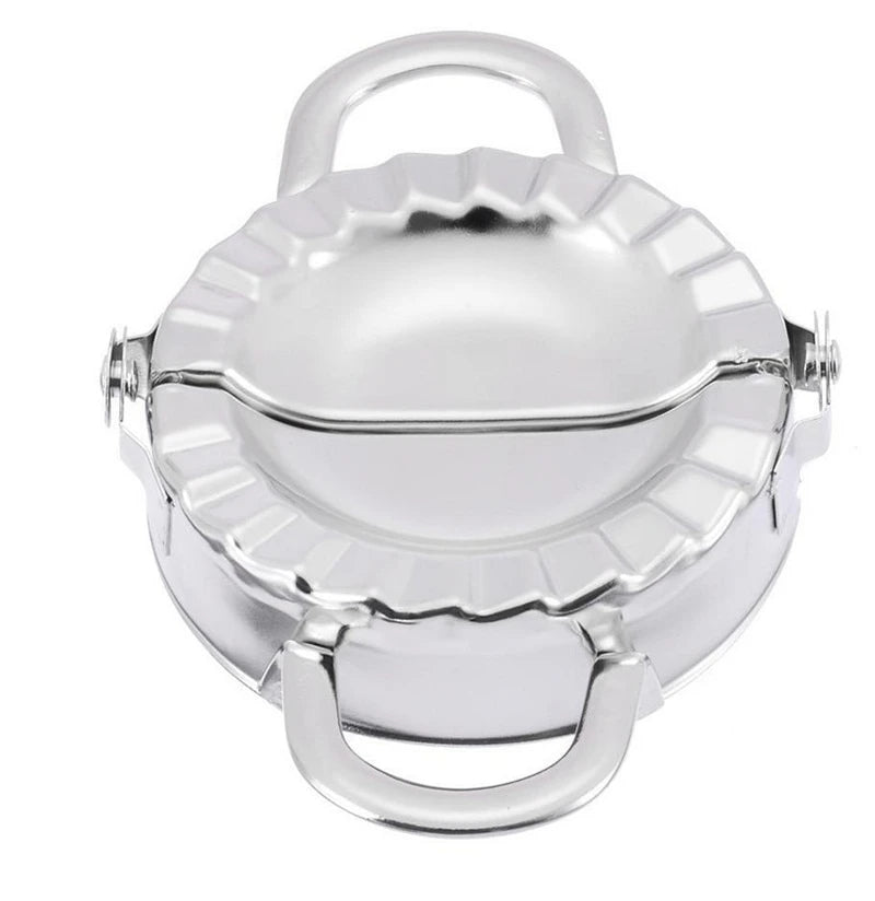 Dumpling Mold Maker | Hinged Press With Fluted Edge