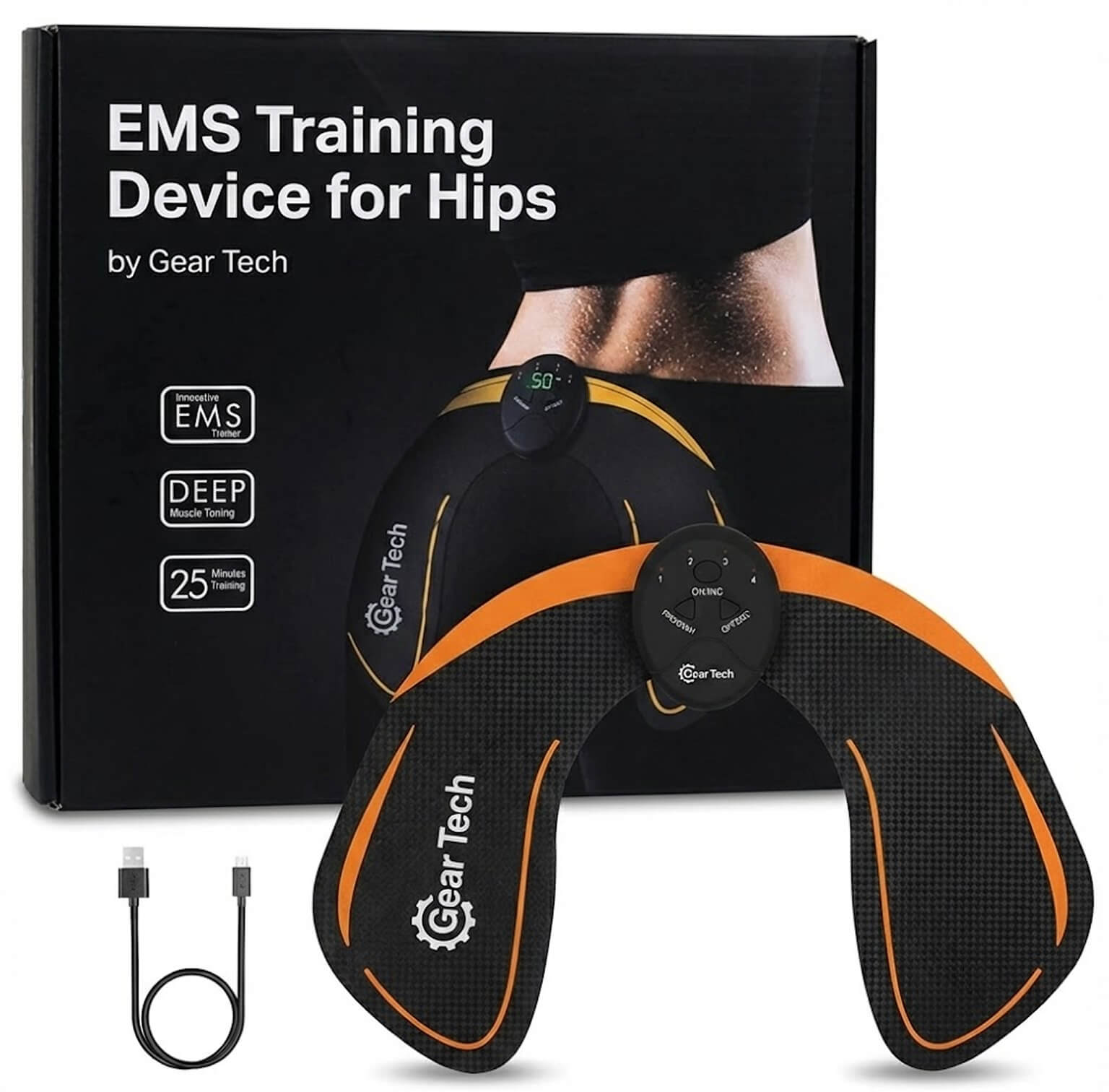 EMS Training Device for Hips – Electrical Muscle Stimulation | Portable Home Trainer 0