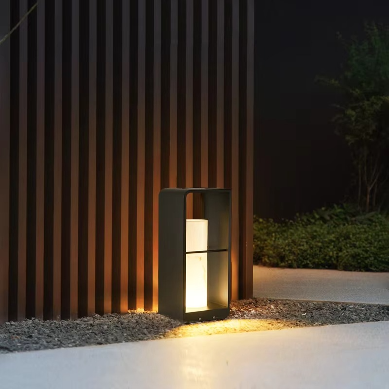 EcoBright | Solar Terrace Lamp with Warm LED Light - Durable Stainless Steel Design