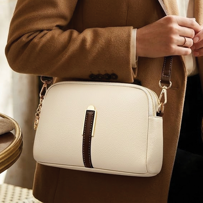 Elaine | Vegan Leather Crossbody Bag – Compact Design With Gold-Tone Hardware 1