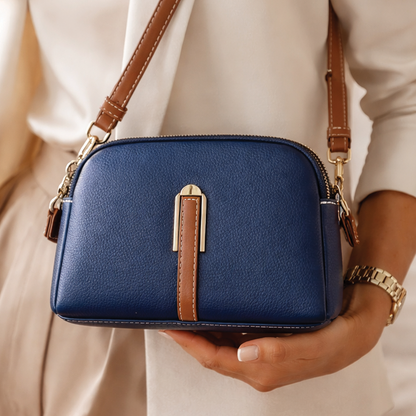 Elaine | Vegan Leather Crossbody Bag – Compact Design With Gold-Tone Hardware 5