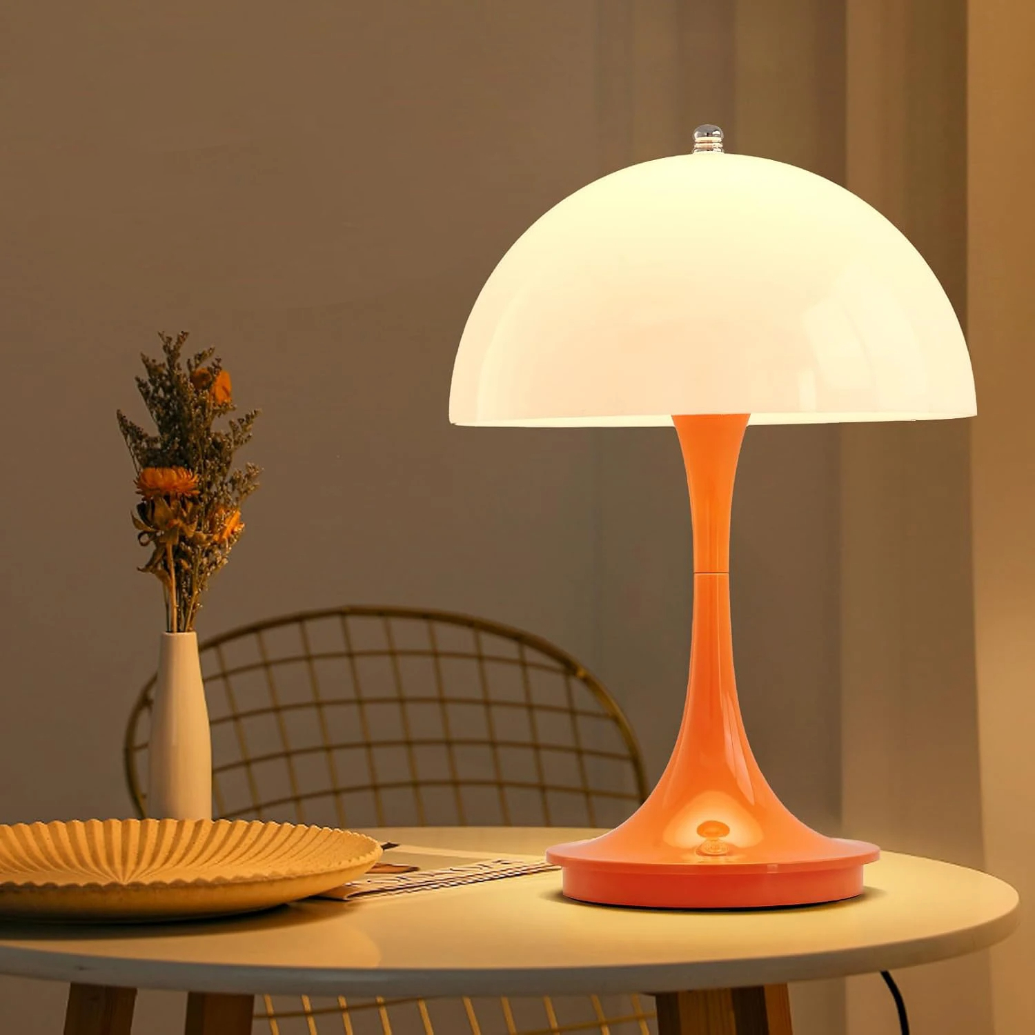 Electaura | Cordless LED Table Lamp – Scandinavian Minimalist Design