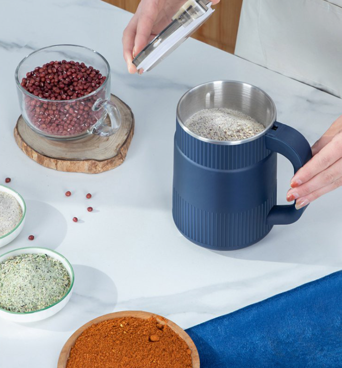 Electric Coffee Grinder | Clear Lid With A Side Handle