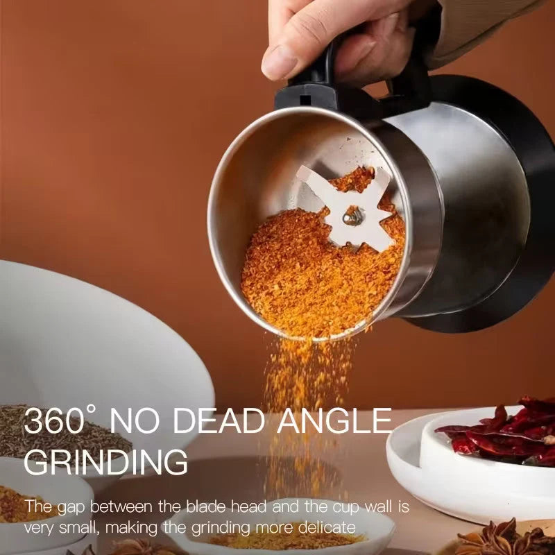 Electric Coffee and Spice Grinder | Clear Lid, Deep Bowl