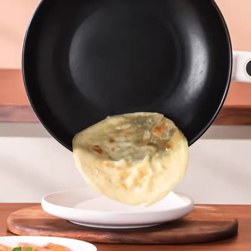 Electric Cooking Wok | Handle Controls, Footed Base