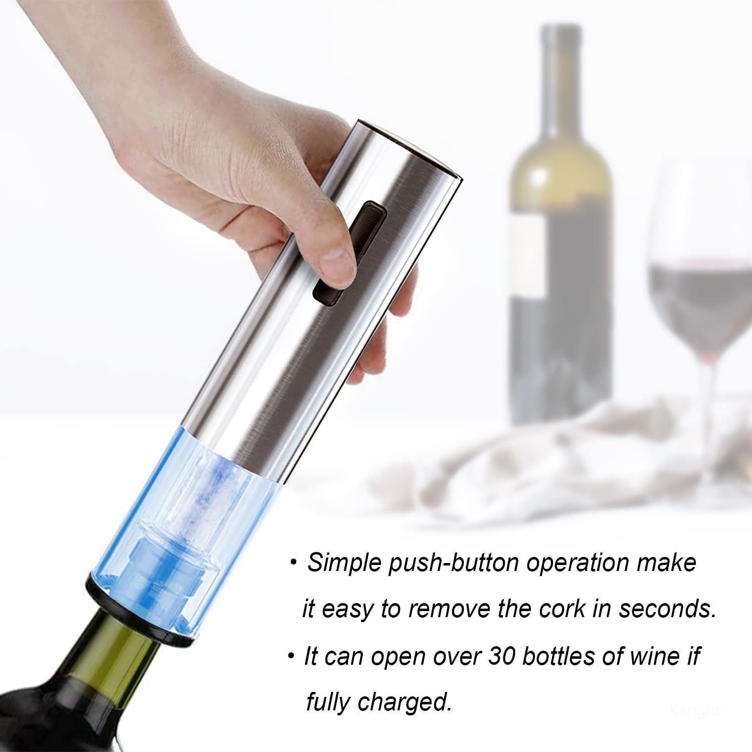 Electric Wine Bottle Opener | Complete Uncorking Kit