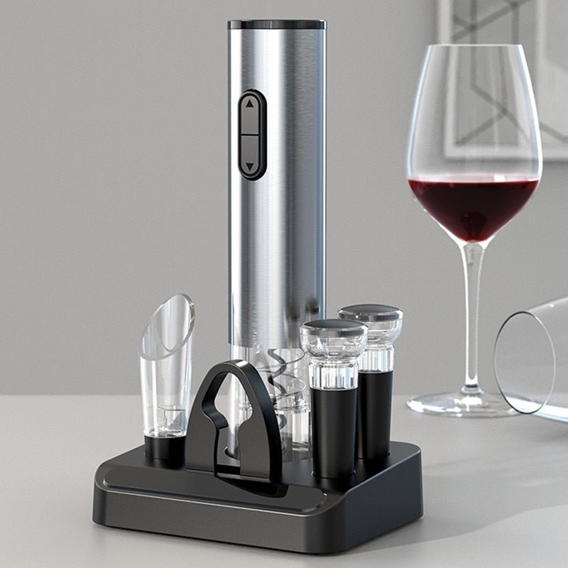 Electric Wine Bottle Opener | Complete Uncorking Kit