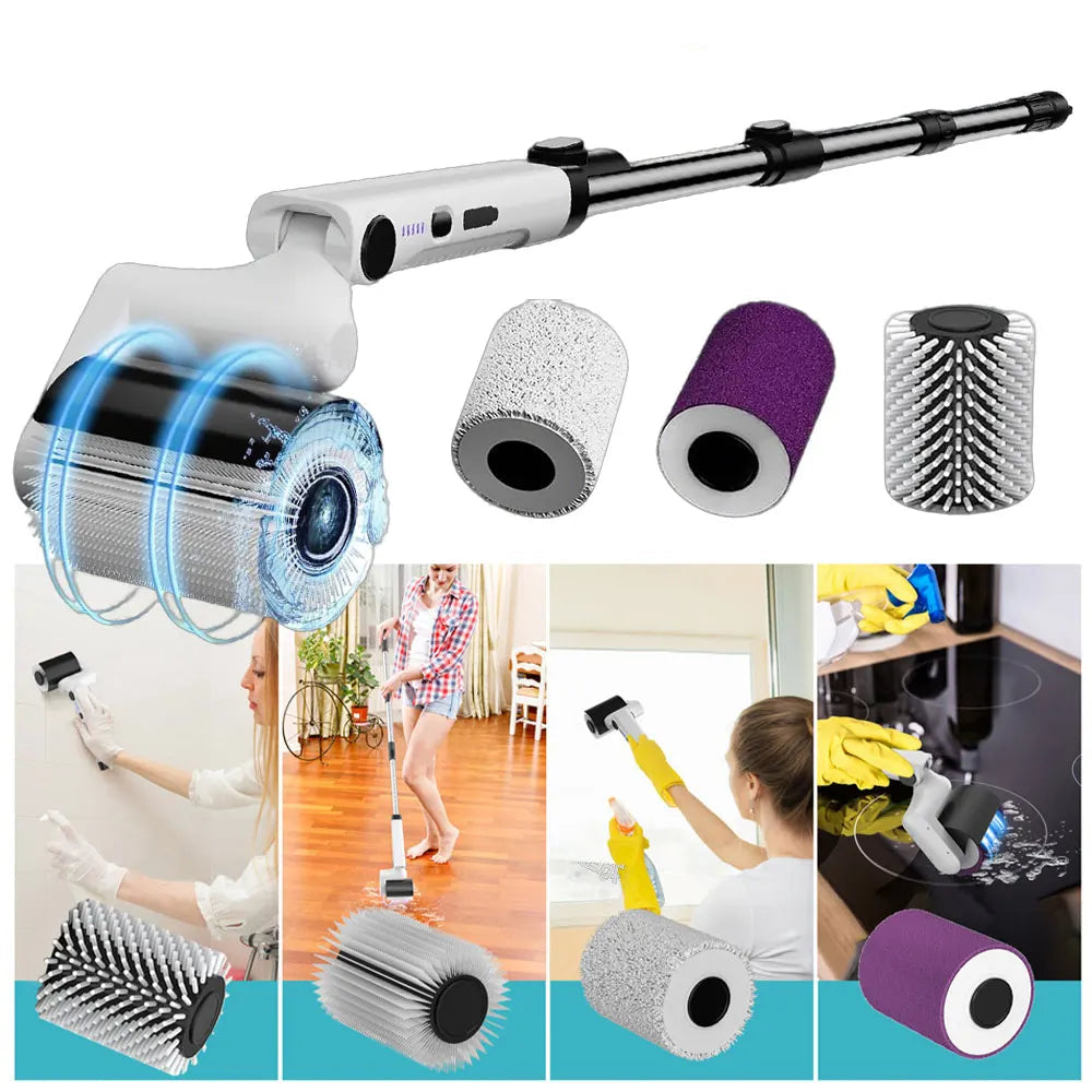 Electric BBQ Grill Brush Cleaner 3 Speed Cordless Grill Cleaning Brush 2