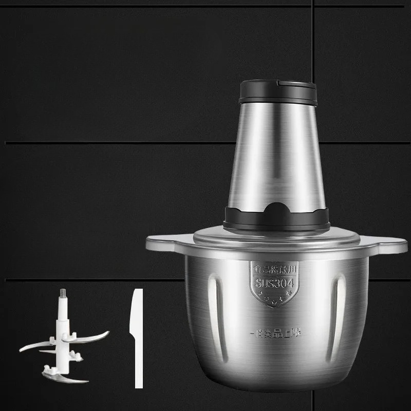 Electric Meat Grinder Food Chopper Processor Stainless Steel Blades 0