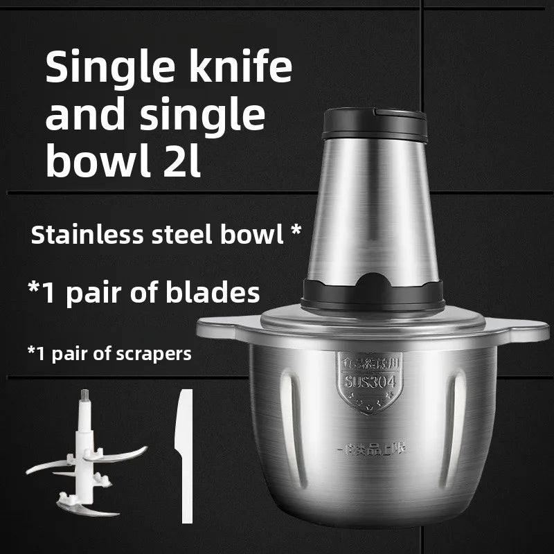 Electric Meat Grinder Food Chopper Processor Stainless Steel Blades 5