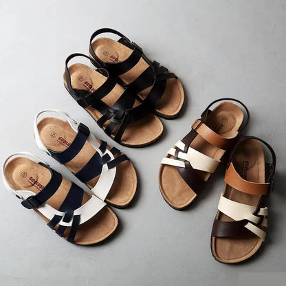 Elegance | Orthopedic Leather Sandals for Women - Padded Insole for Comfort 3