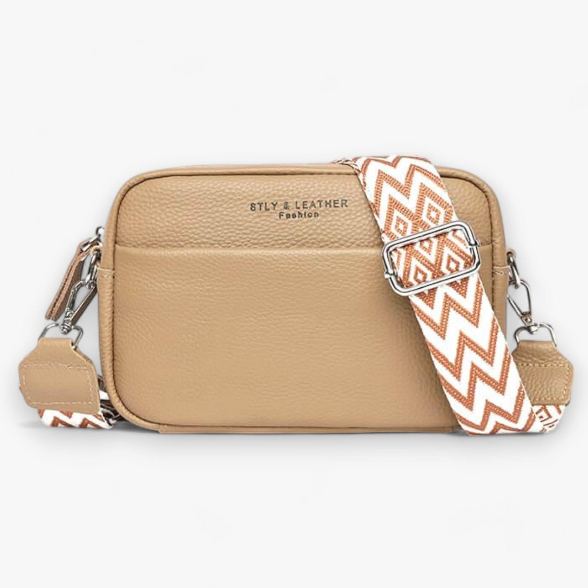Elegant Leather Crossbody Bag | Stylish Design for Women