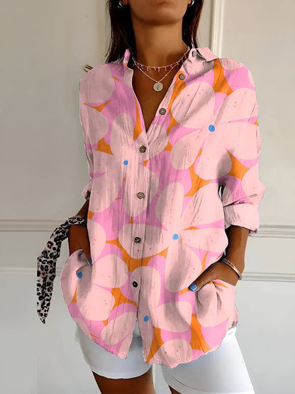 ElegantCotton | Women's Button Down Blouse – Breathable Long Sleeves 6