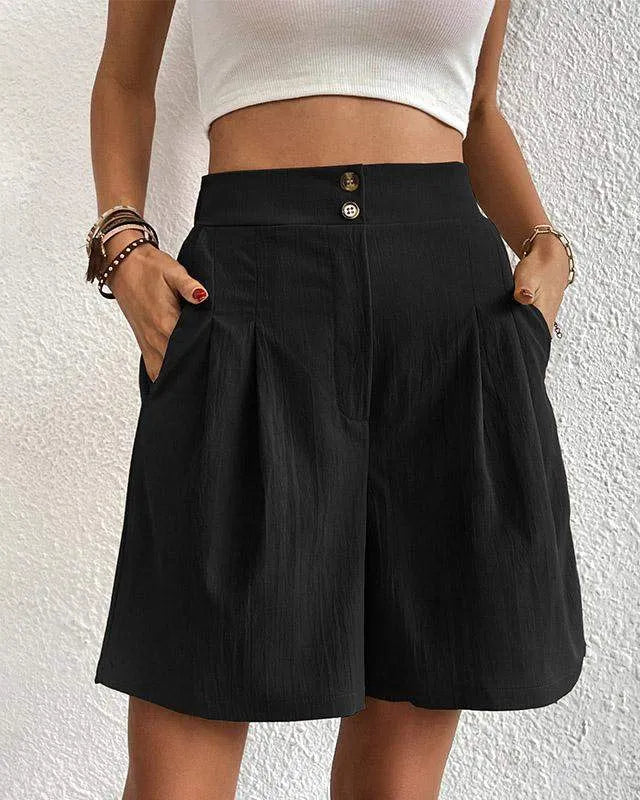 ElegantCotton | Women's Shorts – High-Quality Cotton With Pockets 0