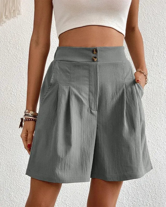 ElegantCotton | Women's Shorts – High-Quality Cotton With Pockets 1