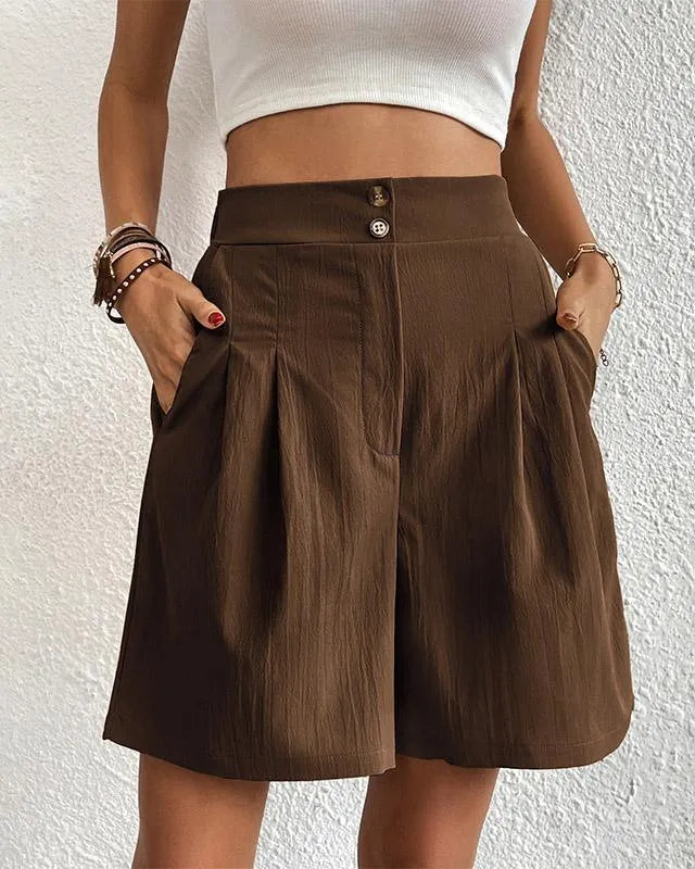 ElegantCotton | Women's Shorts – High-Quality Cotton With Pockets 2