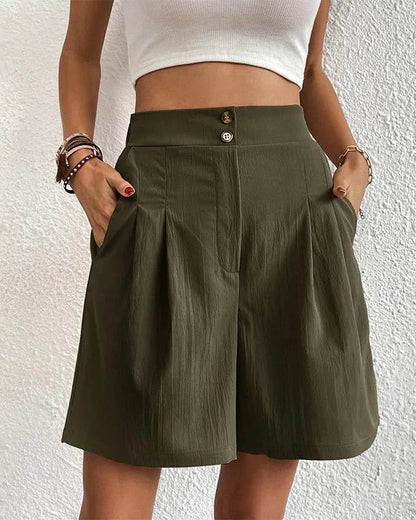 ElegantCotton | Women's Shorts – High-Quality Cotton With Pockets 3