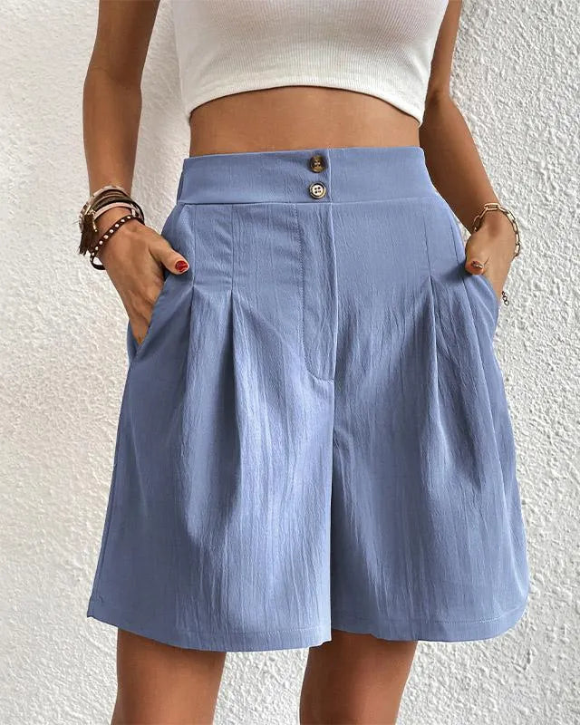 ElegantCotton | Women's Shorts – High-Quality Cotton With Pockets 4