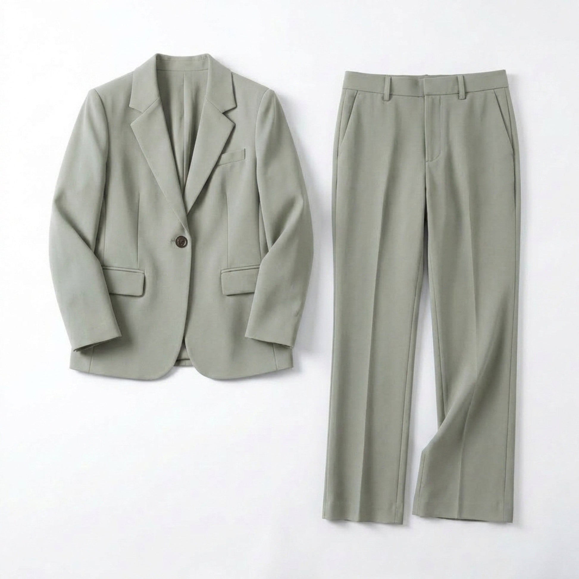ElegantStyle | Women's Suit Set - Tailored Blazer and Trousers 5